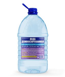 Вода деионизированная 5л